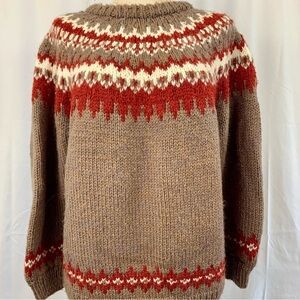 Handmade Fair Isle Knit Sweater